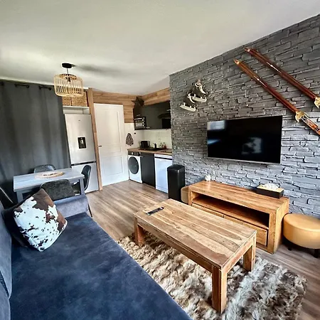 Apartment Renove Au Pied Des Pistes Avec Piscine, Sauna, Linge Inclus Et Animaux Acceptes *