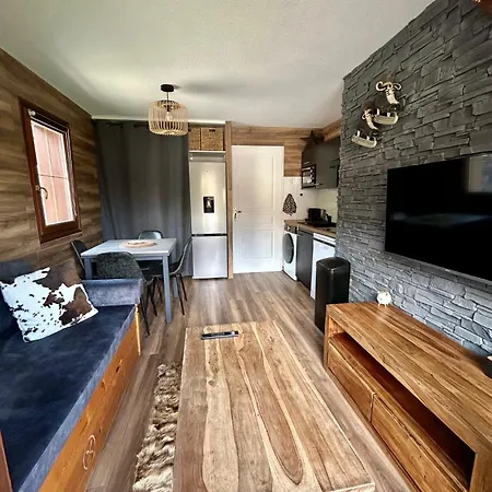 Renove Au Pied Des Pistes Avec Piscine, Sauna, Linge Inclus Et Animaux Acceptes Apartment Flumet